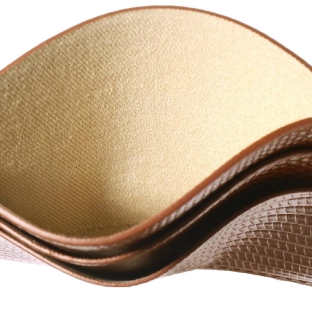 A.P.C. Demi-Lune Crocodile-Embossed Leather Card Holder