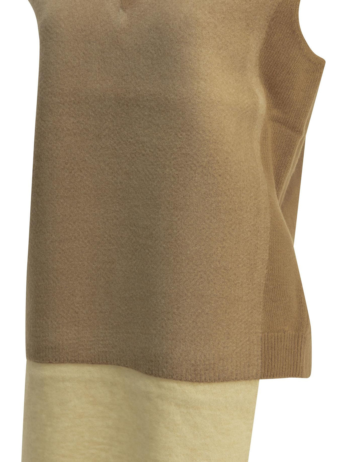Maison Margiela Gray Wool Knit Vest