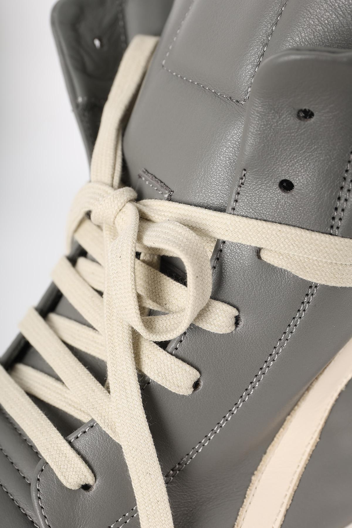 Rick Owens EUCA Leather Mega Bumper Geobasket High-Top Sneakers