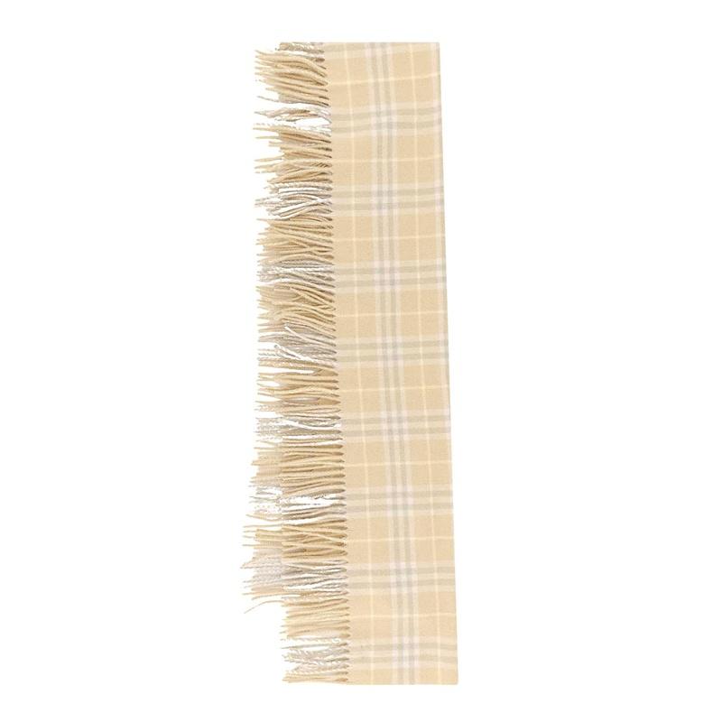 BURBERRY Check Cashmere Happy Scarf Scarf