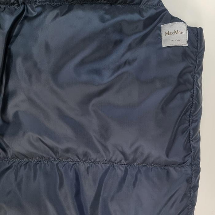 Max Mara Dark Navy Puffer Vest