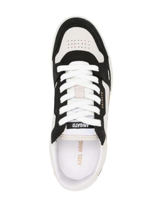 AXEL ARIGATO Beige/Black Leather Low-Top Sneakers for Women F1698003 BEIGE BLACK