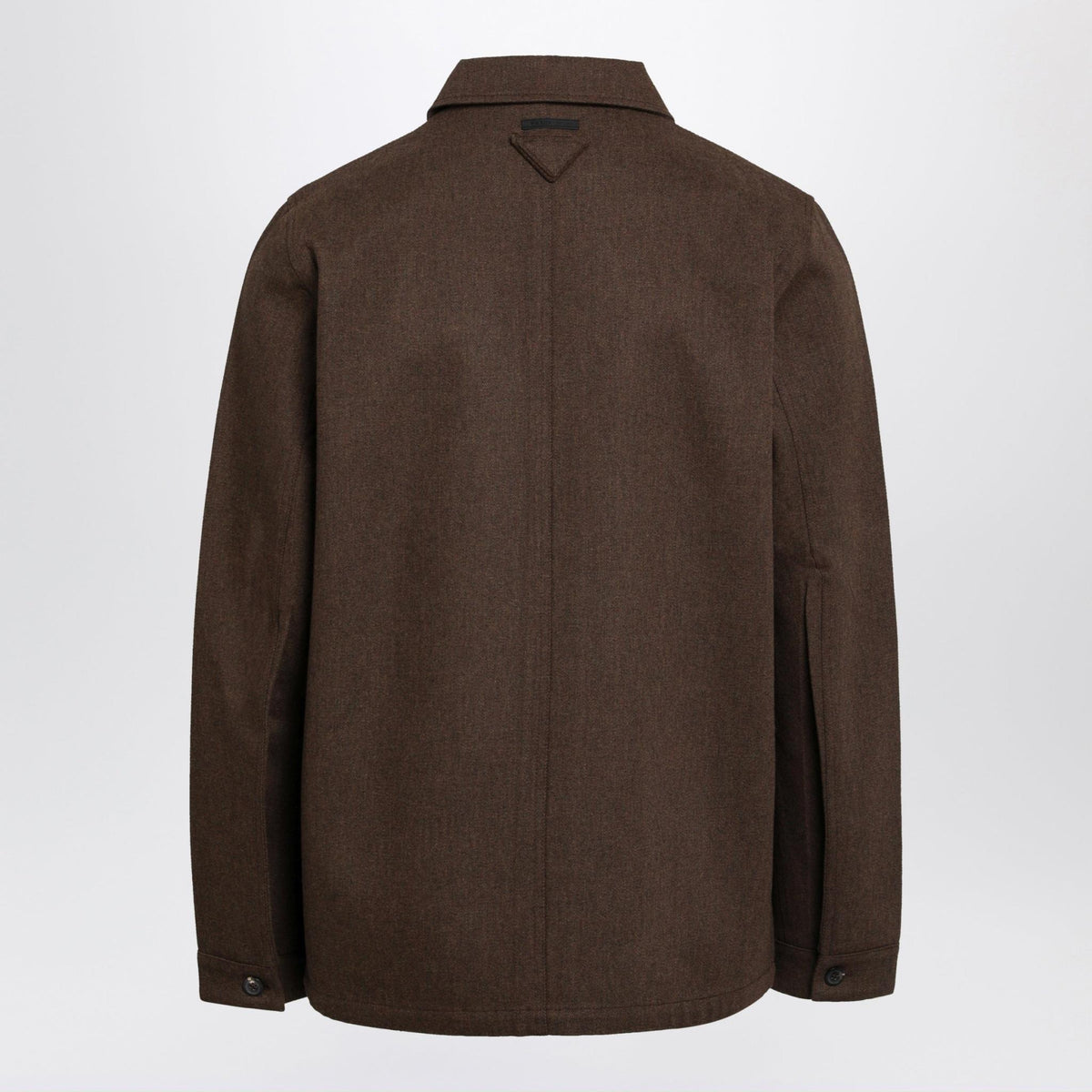 PRADA Casual Jacket Mens FW26 Black Zip-Up Bomber Jacket