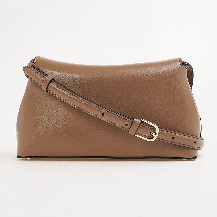 Toteme T-Lock Leather Clutch Bag for Women 234 WAL950 LE0025