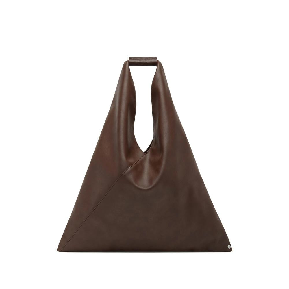 Maison Margiela Black Leather Tote Bag