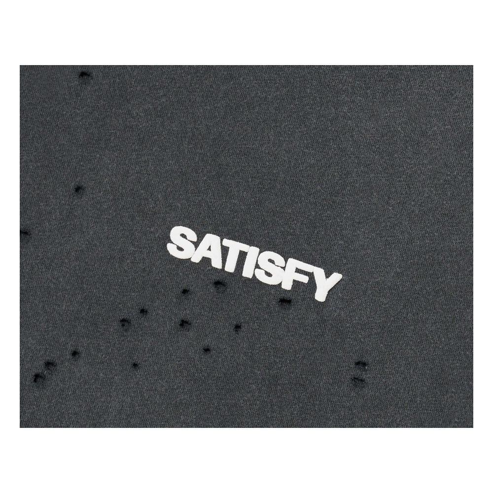 SATISFY Aged Black MothTech Muscle Tee Mens Sportswear