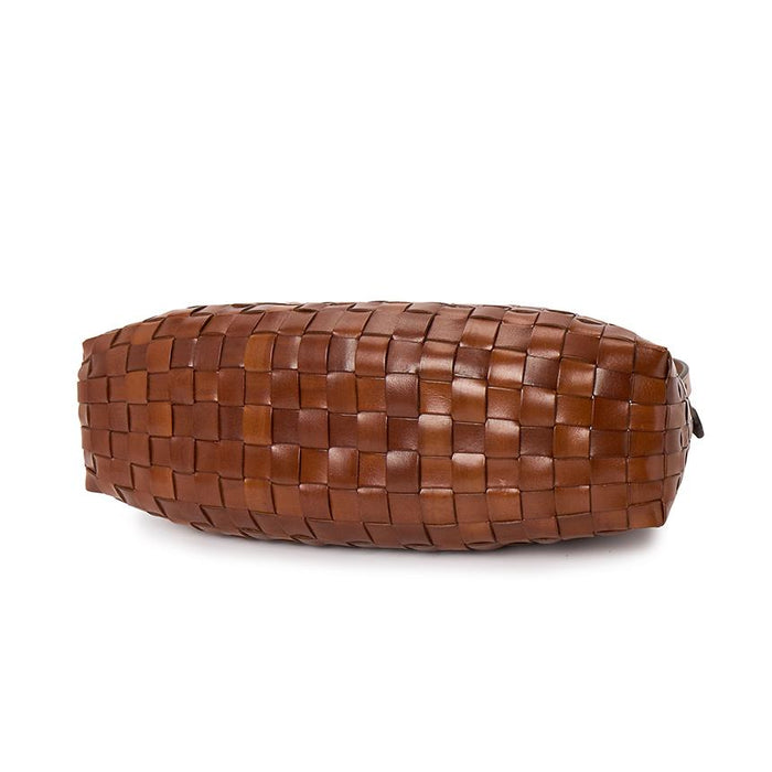 Dragon Diffusion Hobo Salvage Leather Shoulder Bag Tan Women