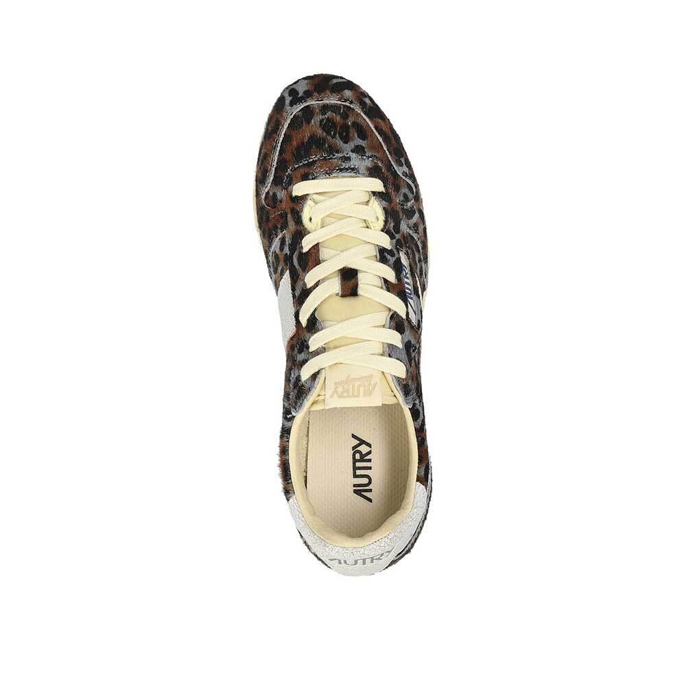 AUTRY Windspin Pony Hair Low-Top Sneakers Women