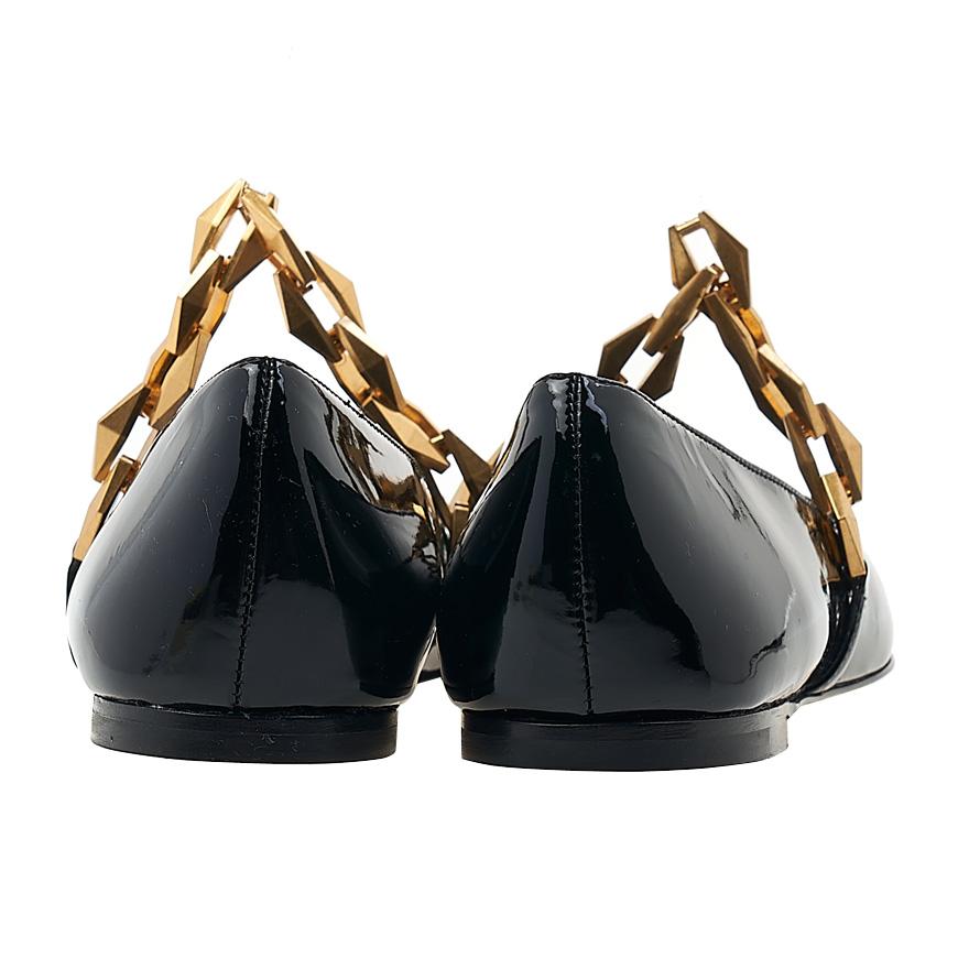 Jimmy Choo Diamond Tilda Flat Shoes for Women DIAMOND TILDA FLAT SOP BLACK