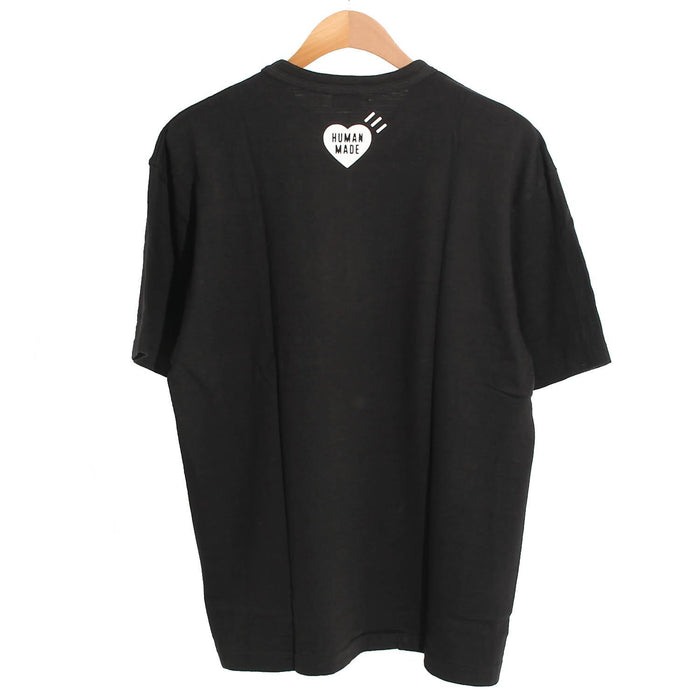 Humanmade Black Graphic T-Shirt Unisex Cotton Tee