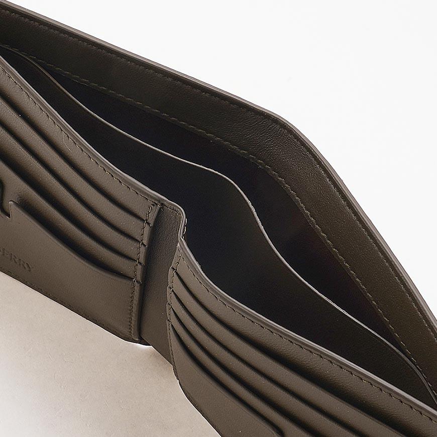 BURBERRY Men’s Check Bifold Wallet