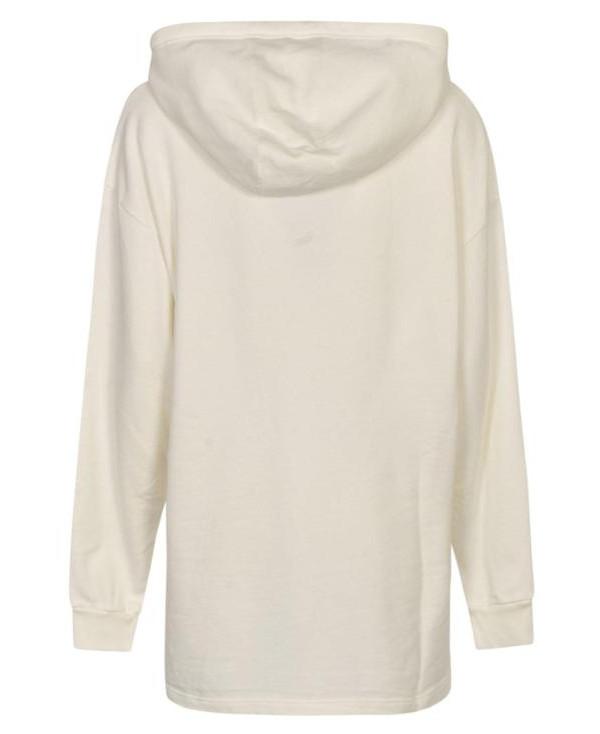 Isabel Marant White Cotton MARLY Hoodie Sweatshirt