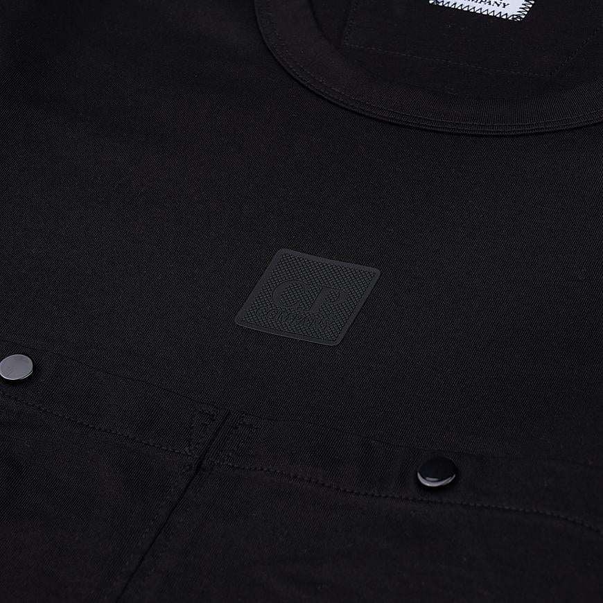 CP Company Men’s Metropolis Series Mercerized Cotton T-Shirt Black