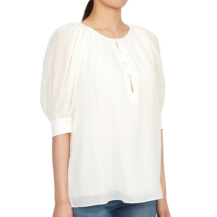 Vanessa Bruno Women’s Blouse Black Cotton Poplin Long Sleeve