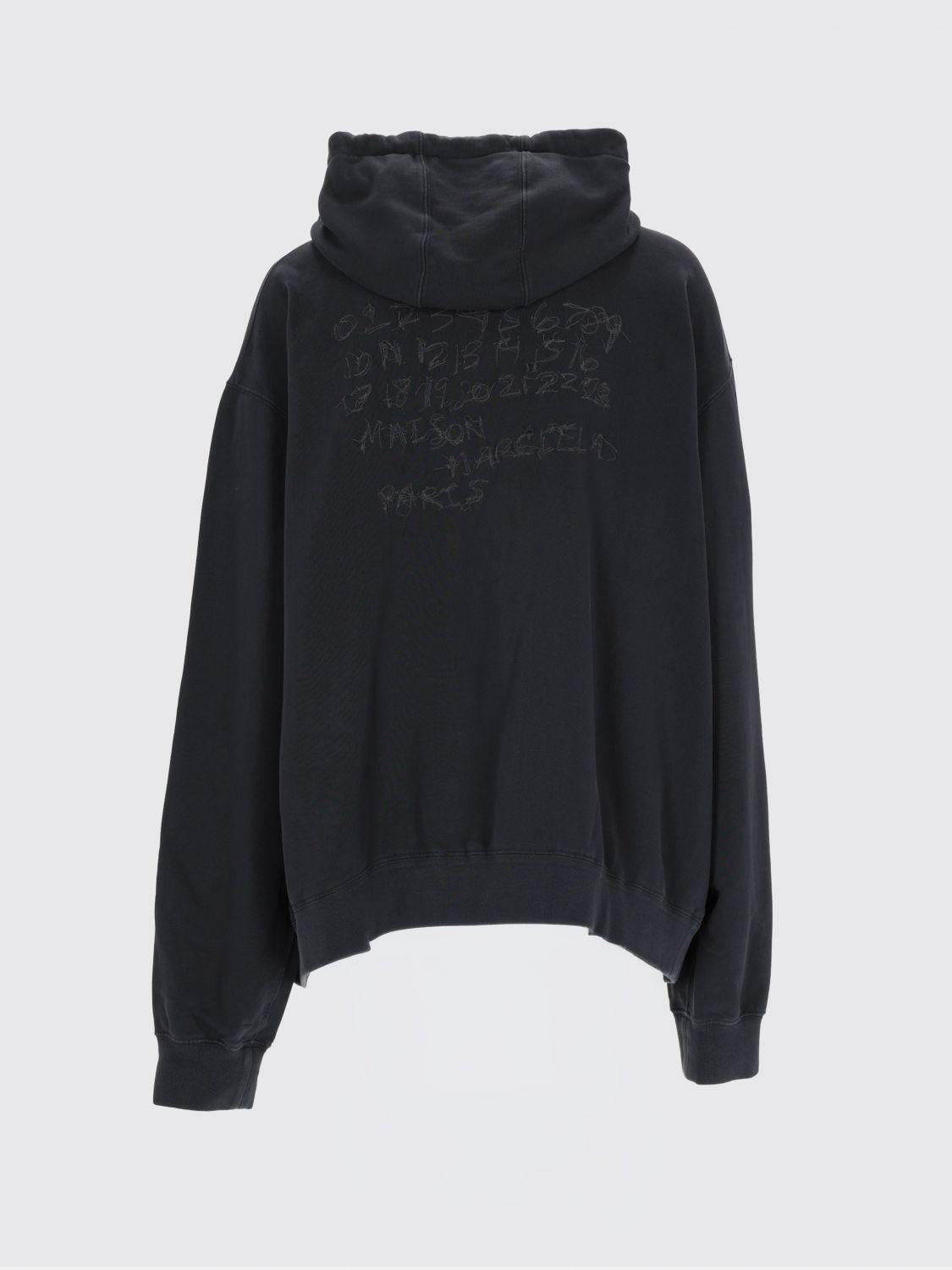 Maison Margiela Cotton Sweatshirt Jacket Navy Men’s