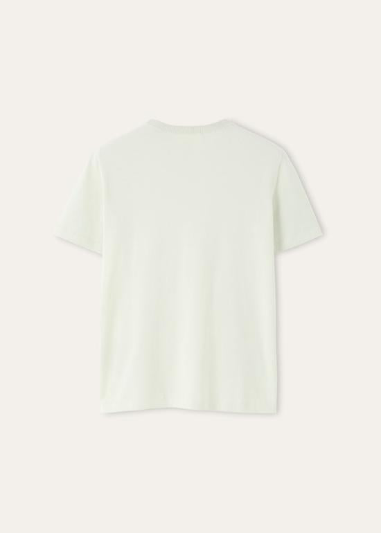 Loro Piana Short Sleeve T-Shirt FAM7984 51I5 SNOW WATERFALL DOM