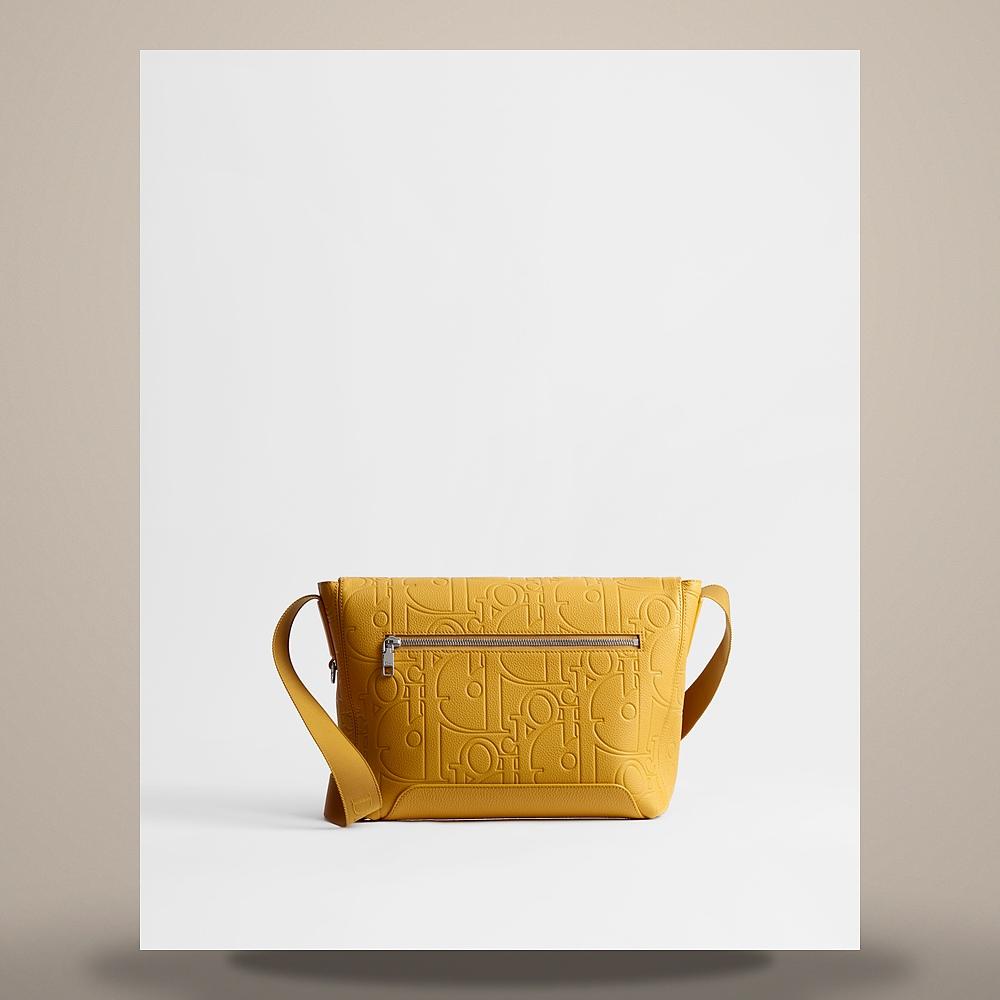 DIOR Dior Jet Flap Strap Bag Small John Shanti Gravity Leather 1DBME227MLL H228