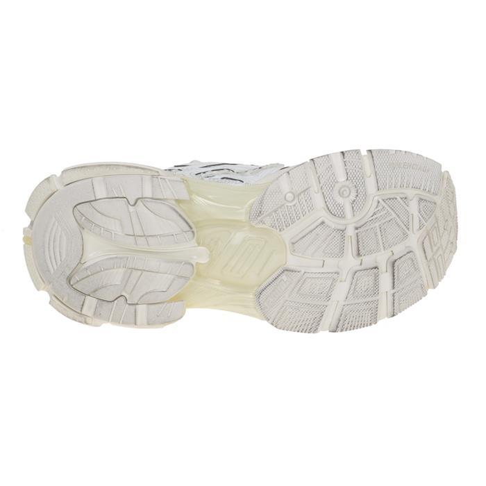 BALENCIAGA Women’s Runner Low-Top Sneakers White Mesh Leather