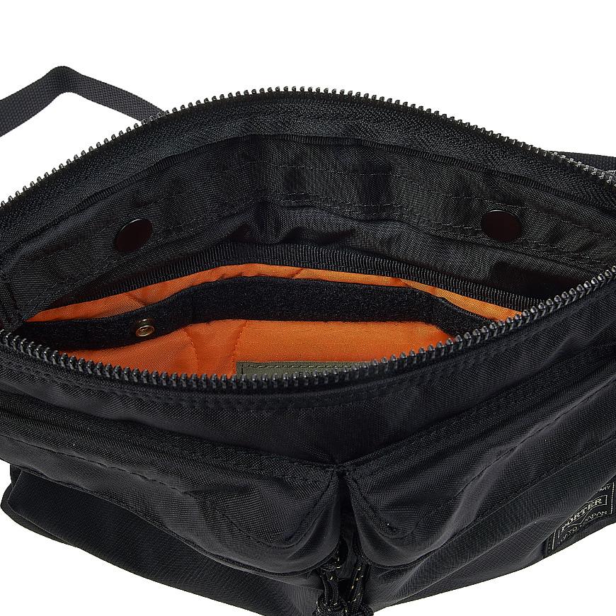 PORTER Force Shoulder Bag Unisex Black Crossbody Bag Nylon
