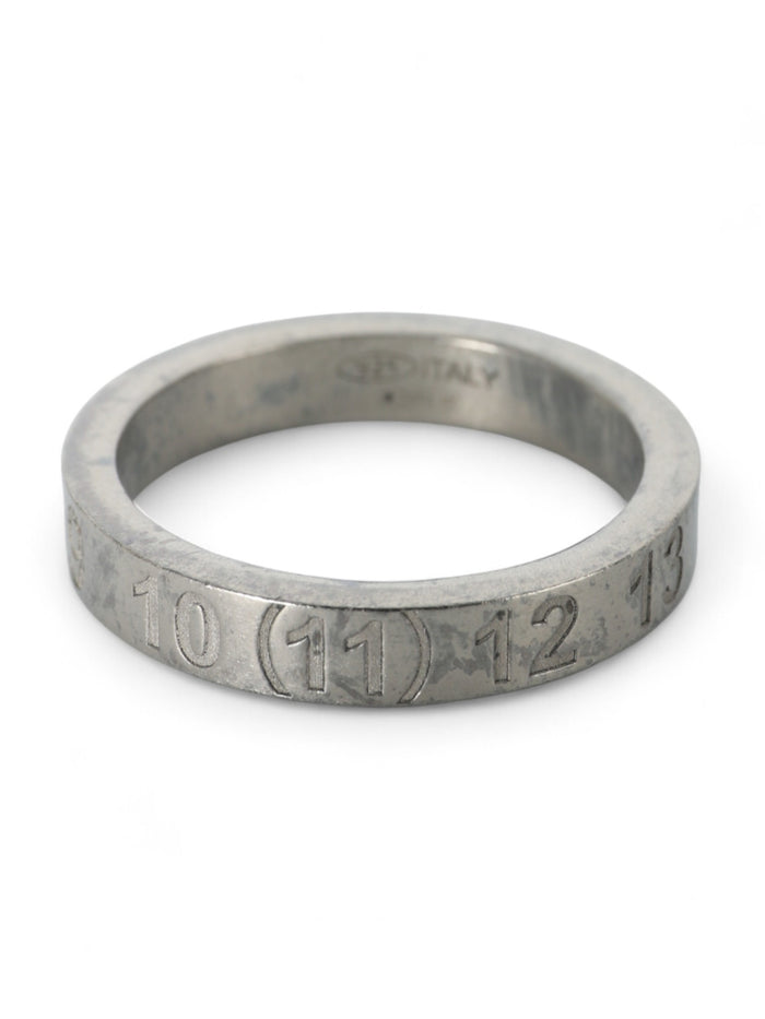 Maison Margiela Silver Numbers Logo Ring SM1UQ0040 S12895 951
