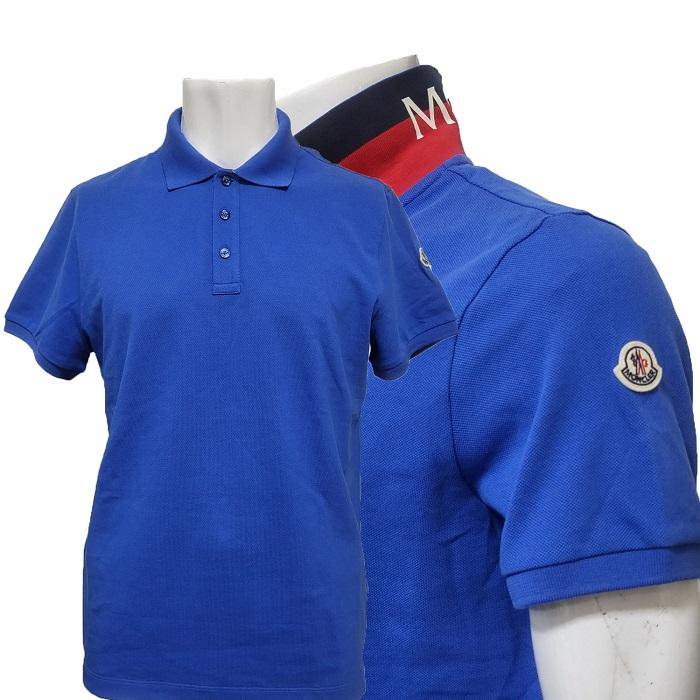 Moncler Arm Logo Patch Hidden Collar Short Sleeve T-Shirt 8A70510 84556 708