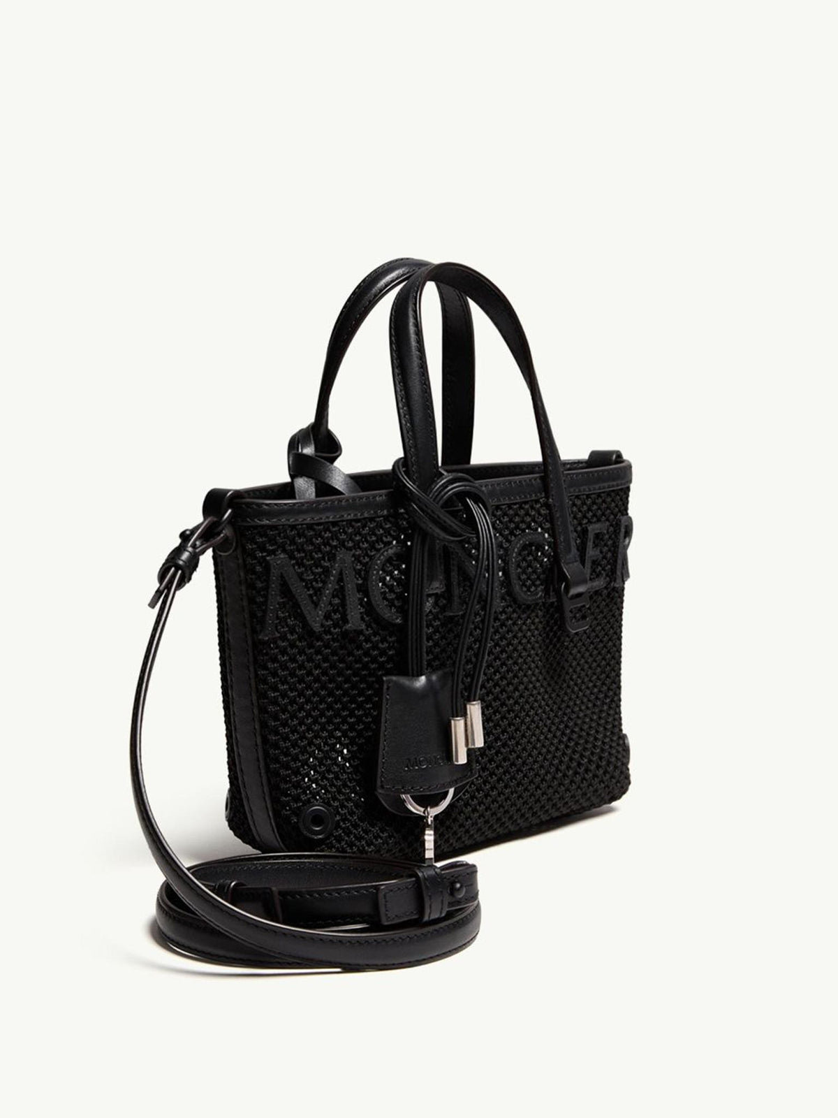 Moncler Black Nylon Tote Bag