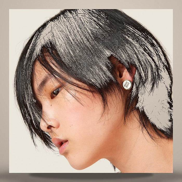 Miu Miu Enamel Metal Earrings