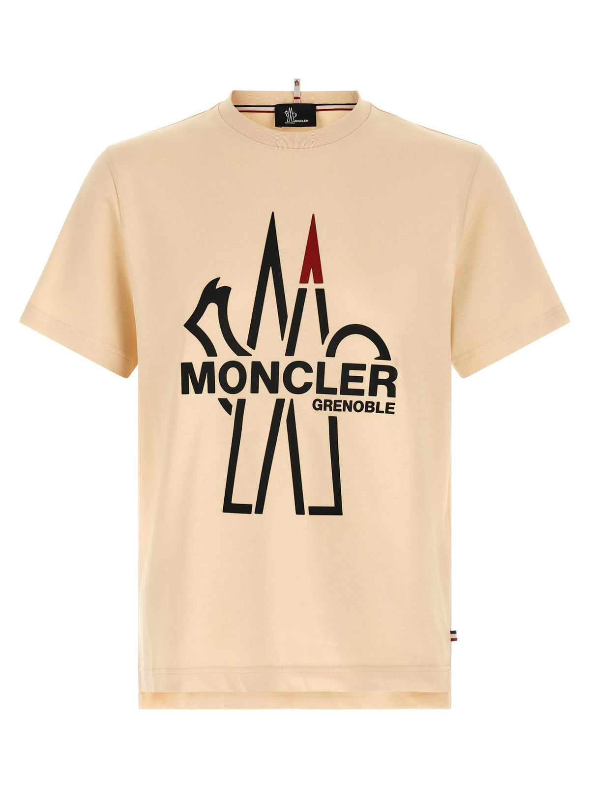 Moncler Black Short Sleeve T-Shirt for Men