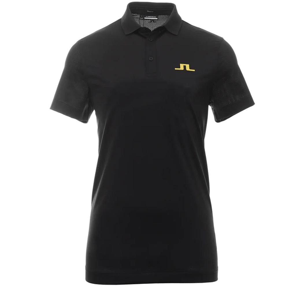 J LINDEBERG Bridge Regular Fit Polo T-Shirt Black