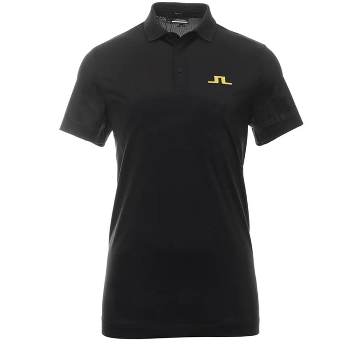 J LINDEBERG Bridge Regular Fit Polo T-Shirt Black