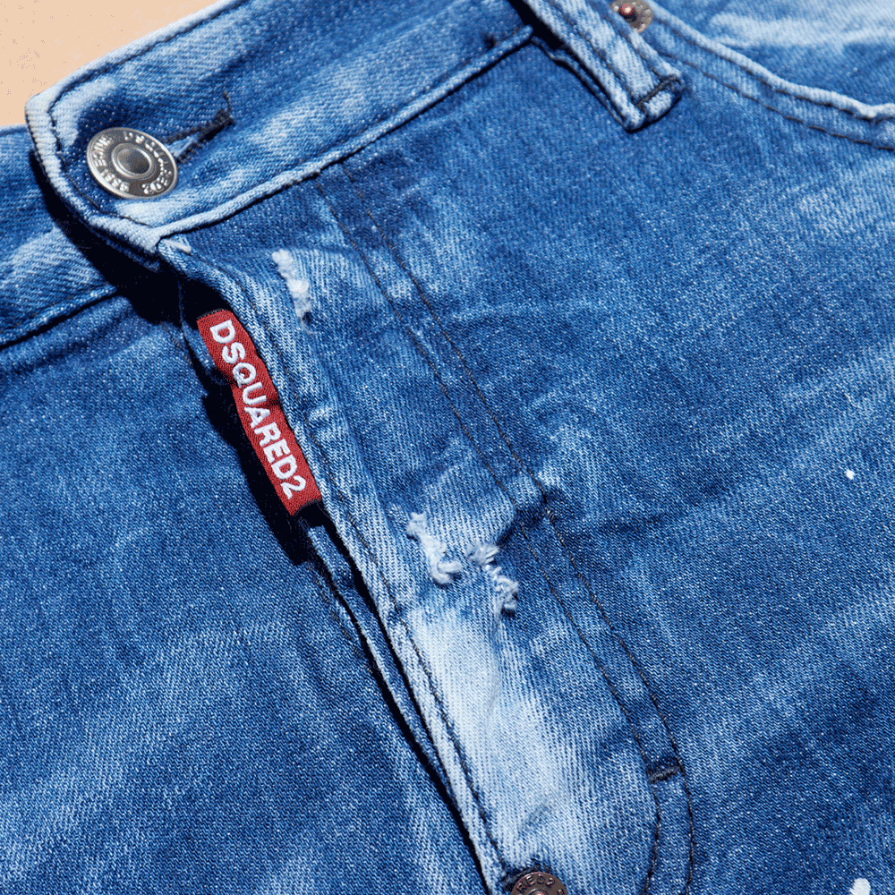 Dsquared2 Pillo Skater Jeans Men’s Denim Pants S74LB1642 S30342 470