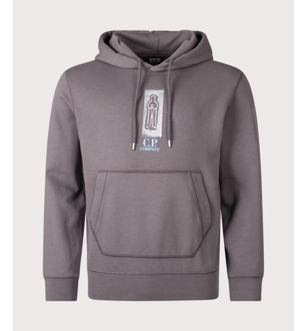CP Company Cotton Fleece Hooded Sweatshirt Men’s Hoodie