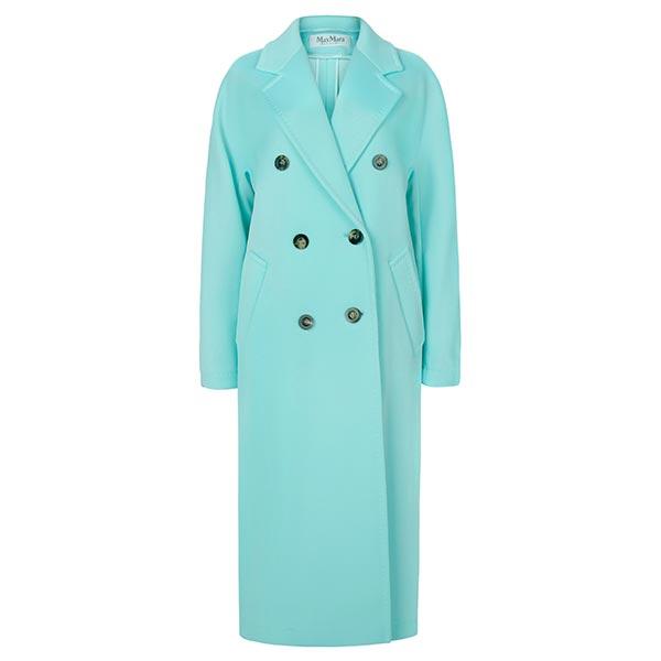 Max Mara Green Wool Madame Long Coat