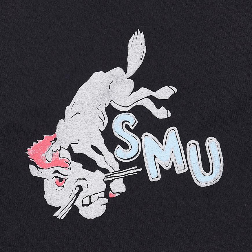 Wild Donkey Black SMU Logo Men’s T-Shirt