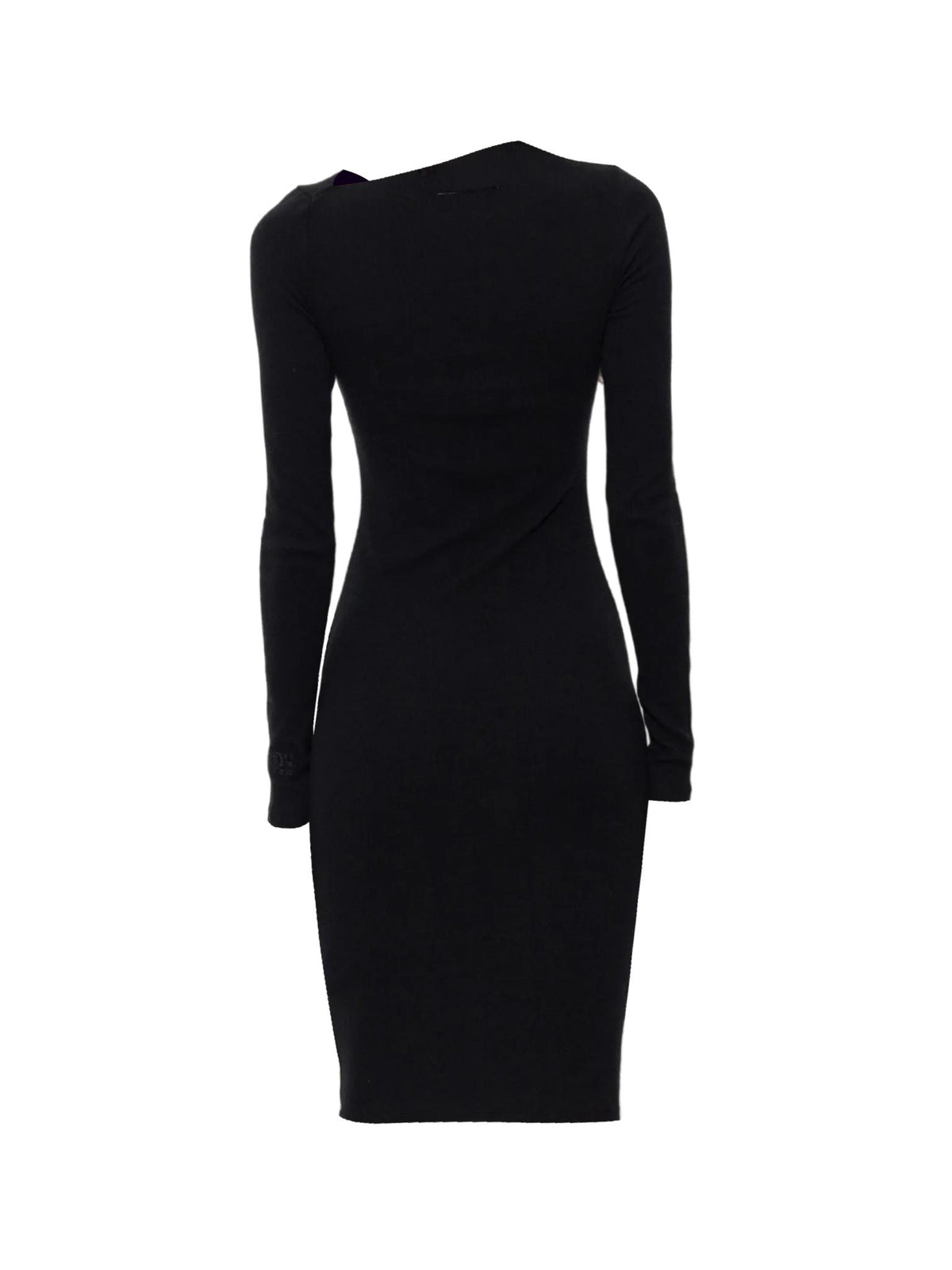 Maison Margiela Long Sleeve Black Midi Dress