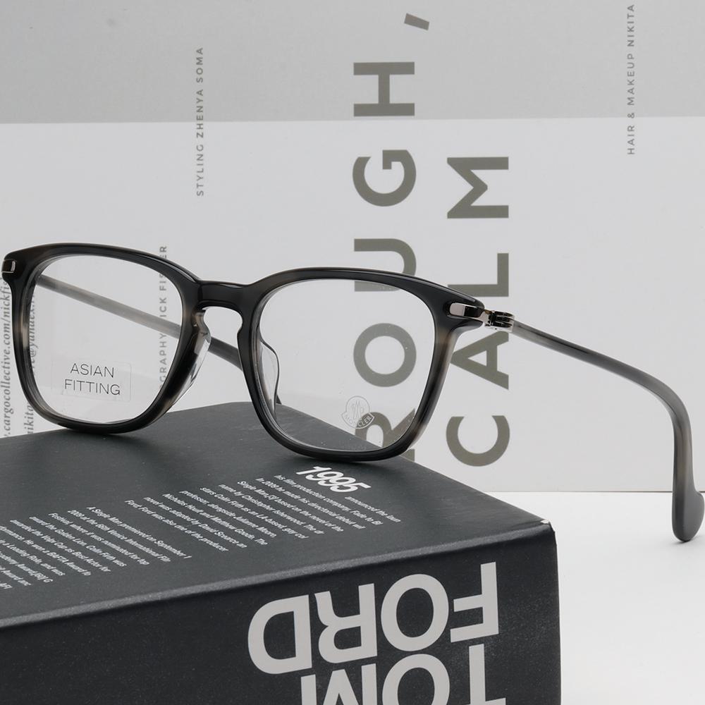 Moncler Asian Fit Square Acetate Eyeglass Frames Unisex ML5045F 055