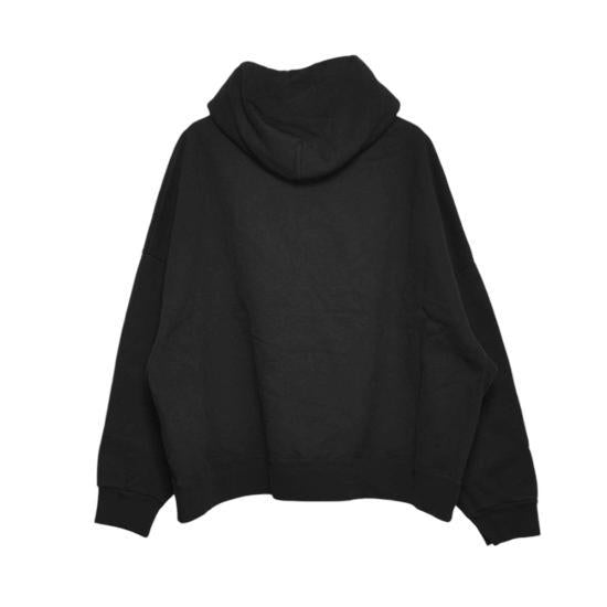 SAINT MICHAEL Black Cotton Graphic Hoodie Sweatshirt for W SMYS10000039BLACK DOM