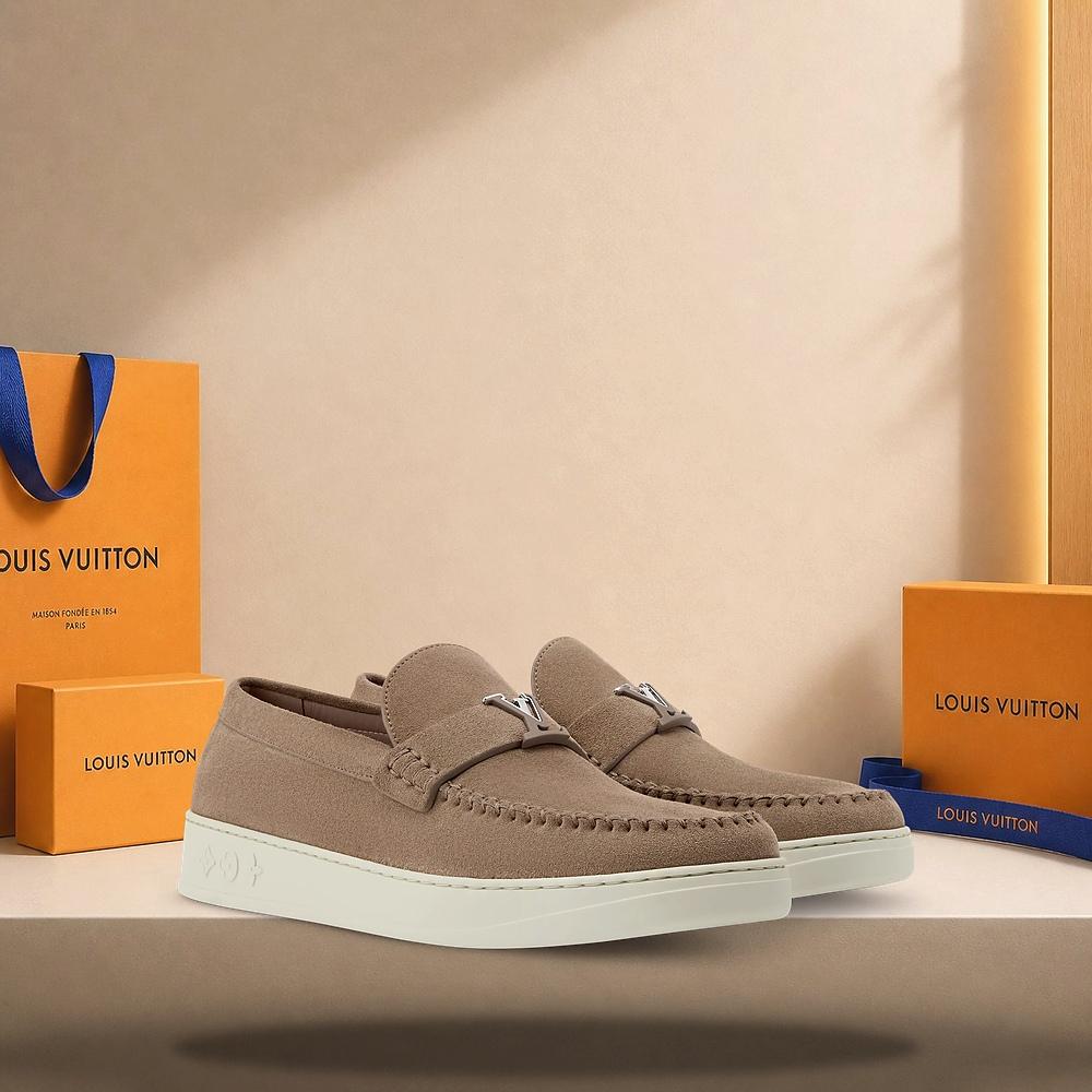 Louis Vuitton Beige LV Resort Loafers