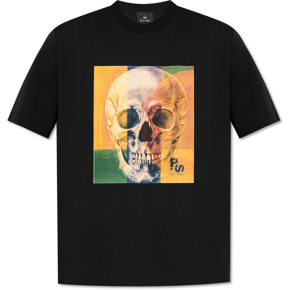 Paul Smith Skull Square Print T-Shirt for Women M2R 220X PP4703 79