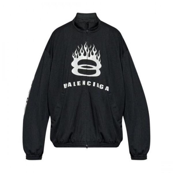 BALENCIAGA Burning Unity Oversized Jacket Black 794794 TQV38 1000