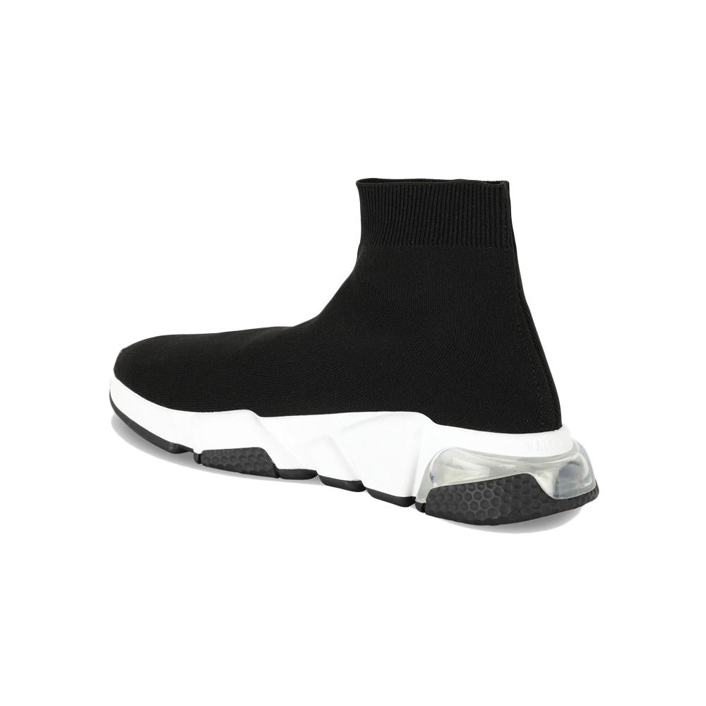 BALENCIAGA Women’s Clear Sole Speed Runner Sneakers Black Low Top