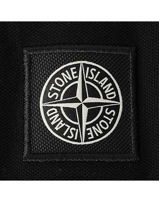 STONE ISLAND Men’s Stretch Piqué Short Sleeve Polo Shirt Slim Fit