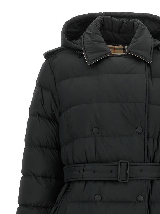BURBERRY Black Down Puffer Jacket for Men