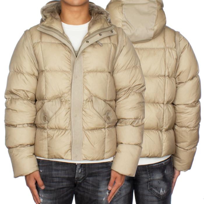 Ten C Hurricane Combo Hooded Down Puffer Jacket