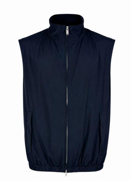 LARDINI Men’s Wool Blend Vest PAMUSA PASP66602 850 BLUE DOM