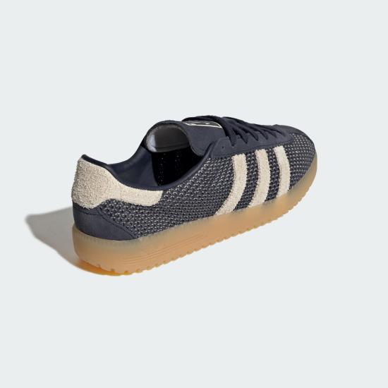 Adidas White Leather Low-Top Sneakers for Men IH4195 Legend Ink Wonder Beige DOM