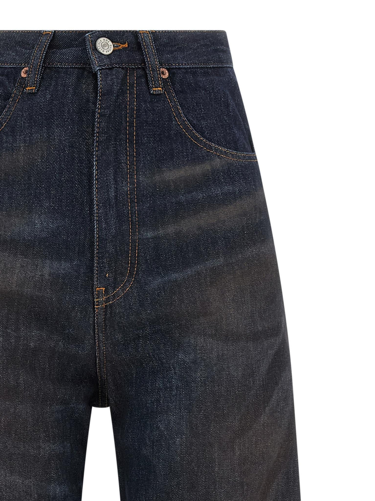 Maison Margiela Blue Denim Jeans Women’s Pants