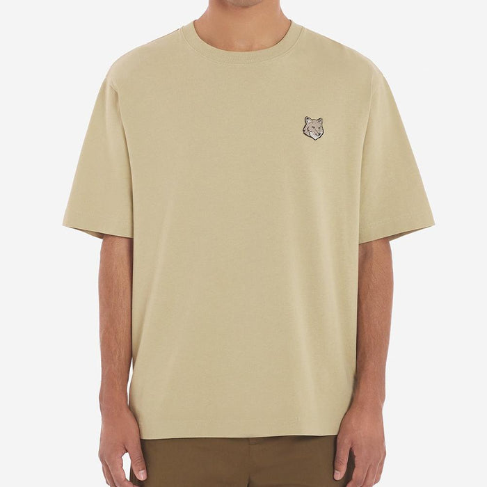 Maison Kitsune Fox Head Patch Oversized T-Shirt Navy Cotton LM00107 KJ0119 P357