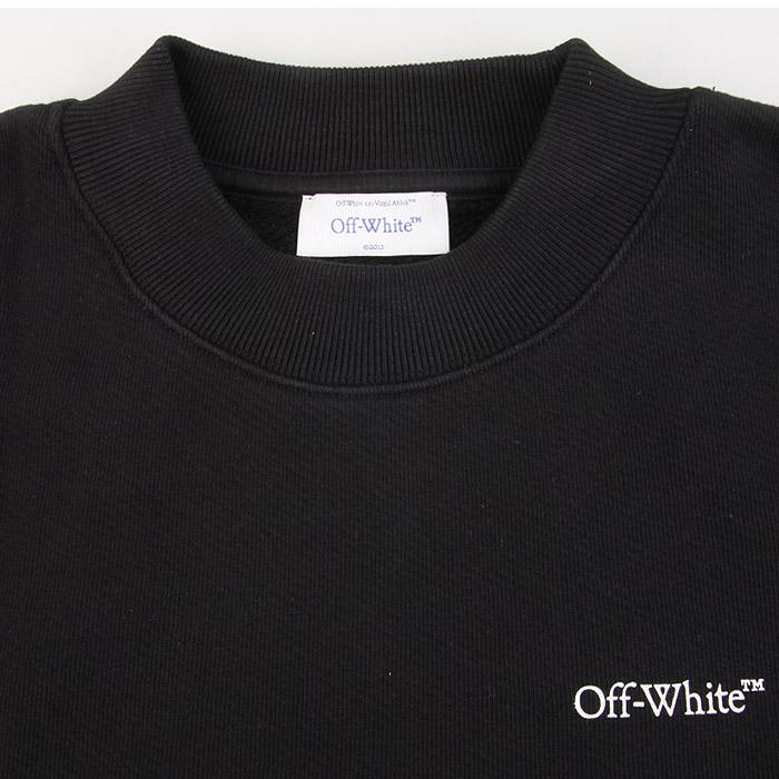 OFF WHITE Oversized Crewneck Sweatshirt Black Men’s
