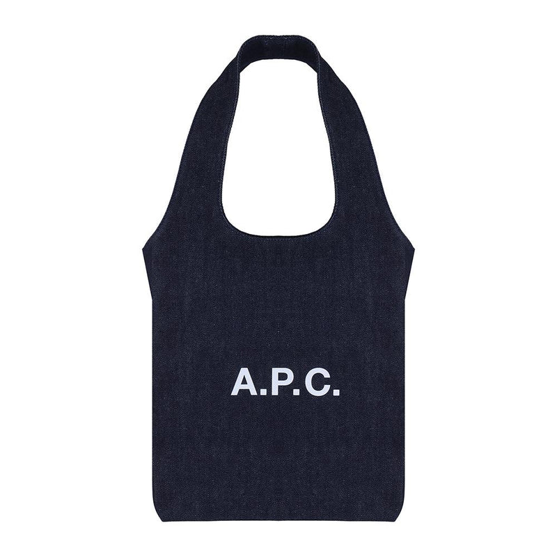 A.P.C. Indigo Cotton Unisex Tote Bag